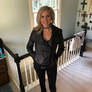 Michael Kors Black Leather Jacket